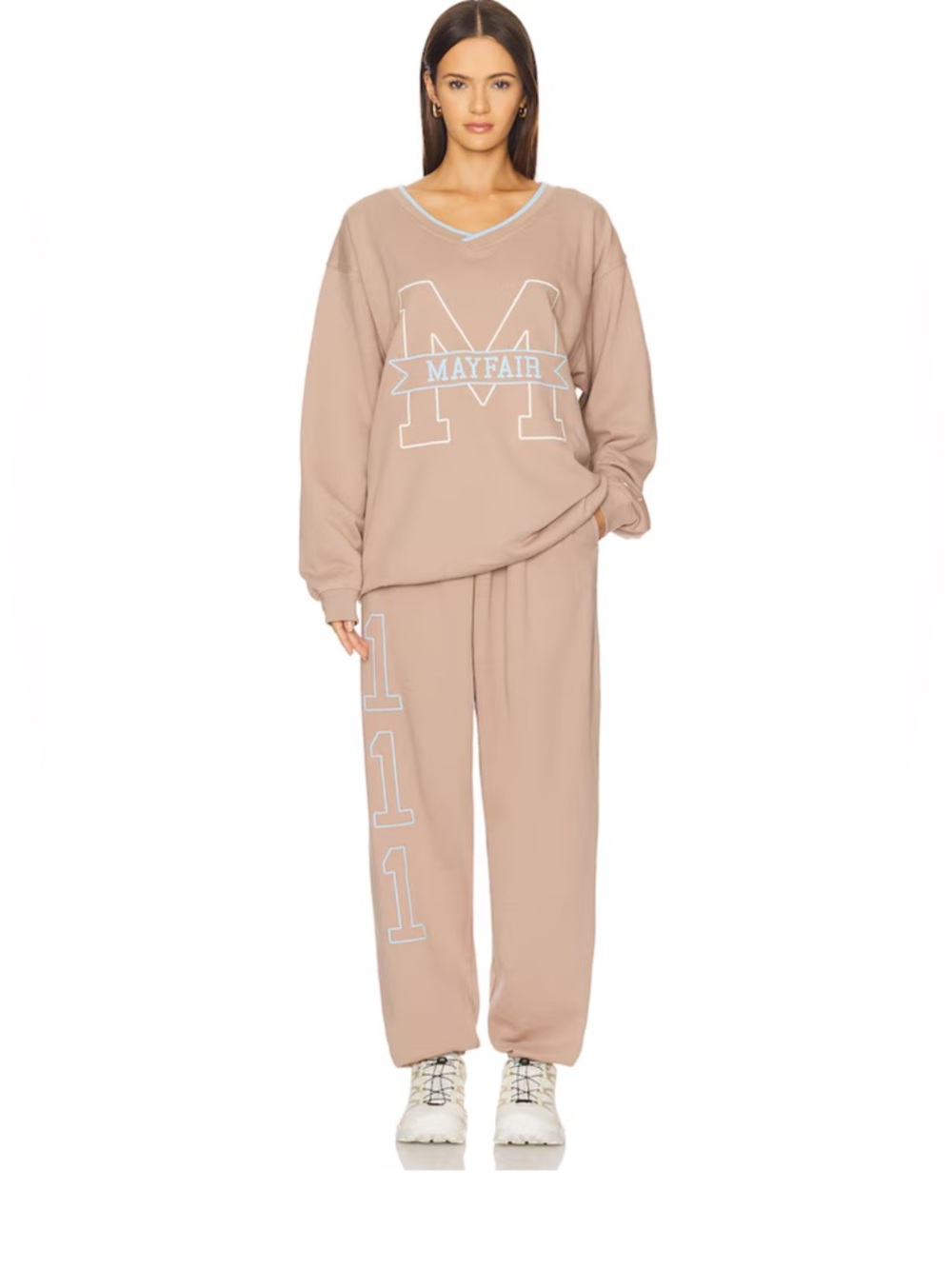 Mayfair Logo Lounge Set in Dusty Rose size S/M from Revolve 🩷